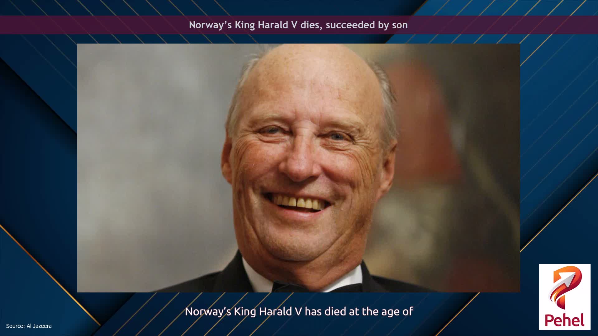 Norway’s King Harald V dies, succeeded by son