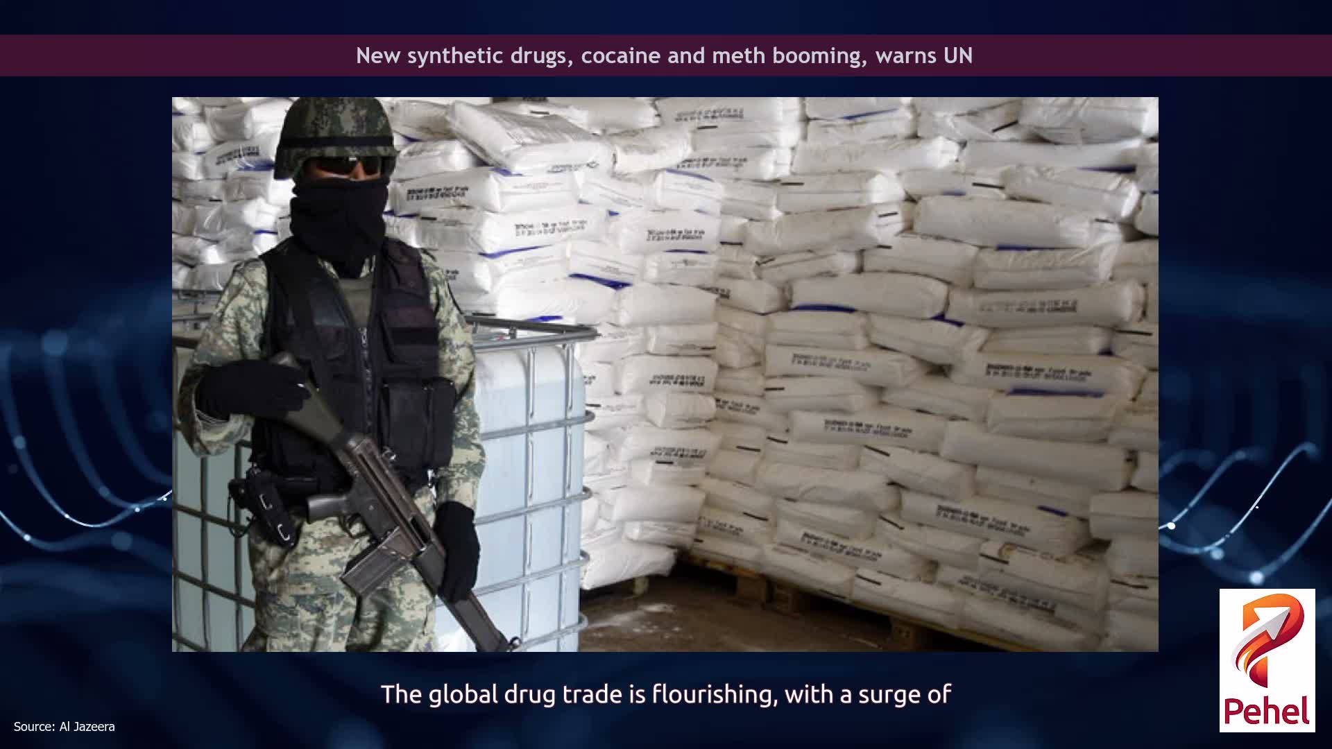 New synthetic drugs, cocaine and meth booming, warns UN