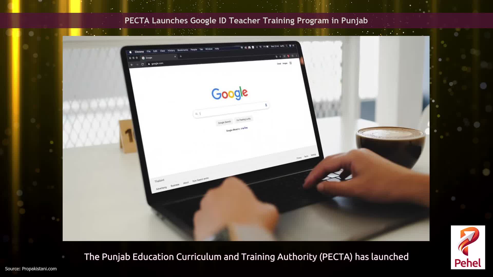 PECTA Launches Google ID Teacher Training Program in Punjab