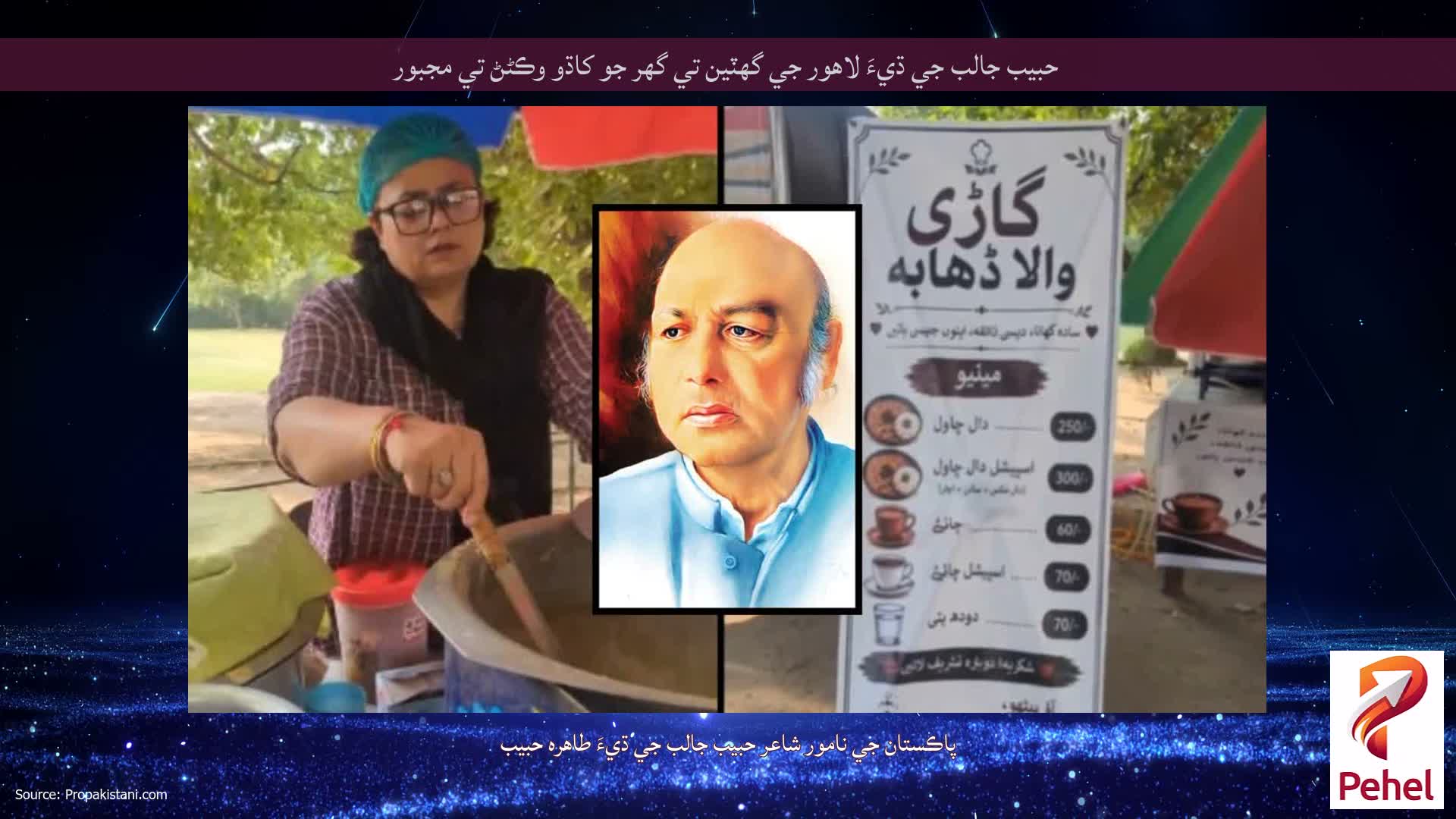 حبيب جالب جي ڌيءَ لاهور جي گهٽين تي گهر جو کاڌو وڪڻڻ تي مجبور