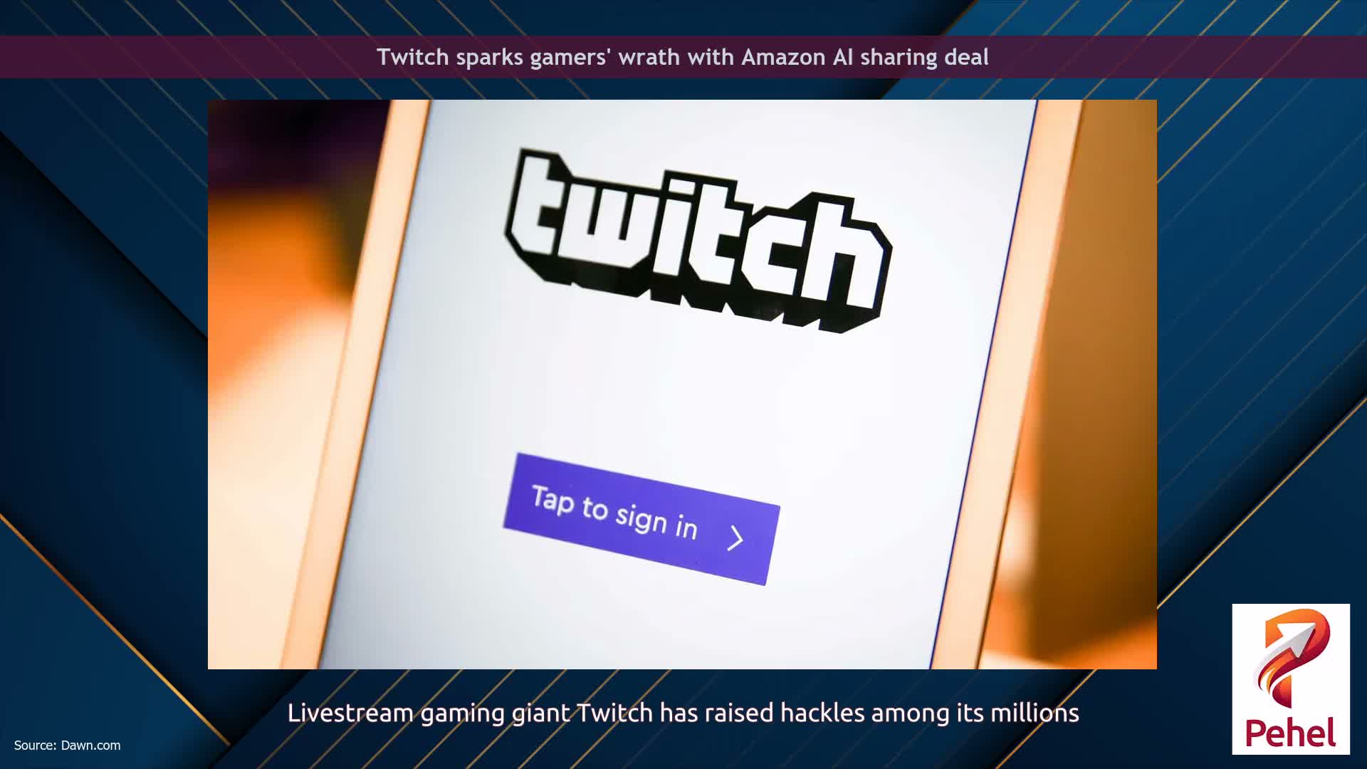 Twitch sparks gamers' wrath with Amazon AI sharing deal