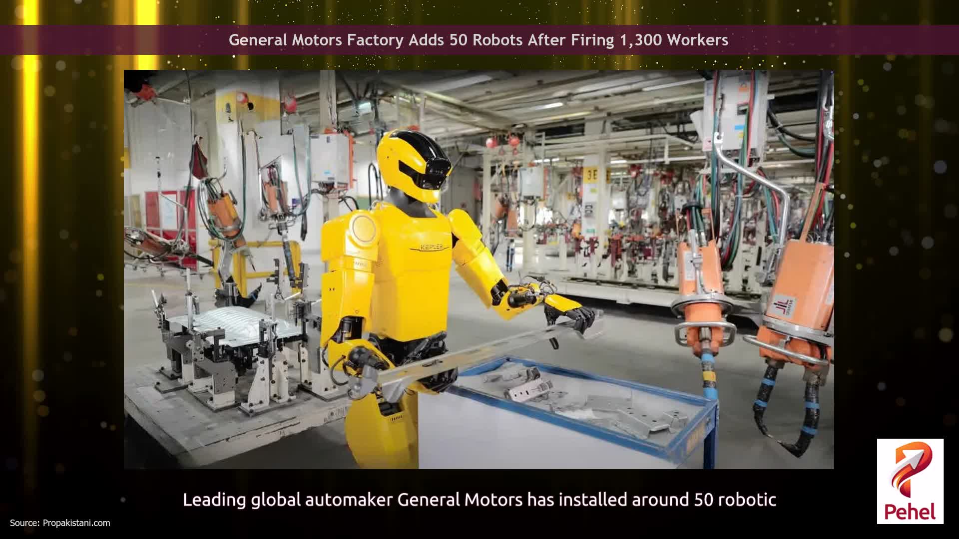 General Motors Factory Adds 50 Robots After Firing 1,300 Workers