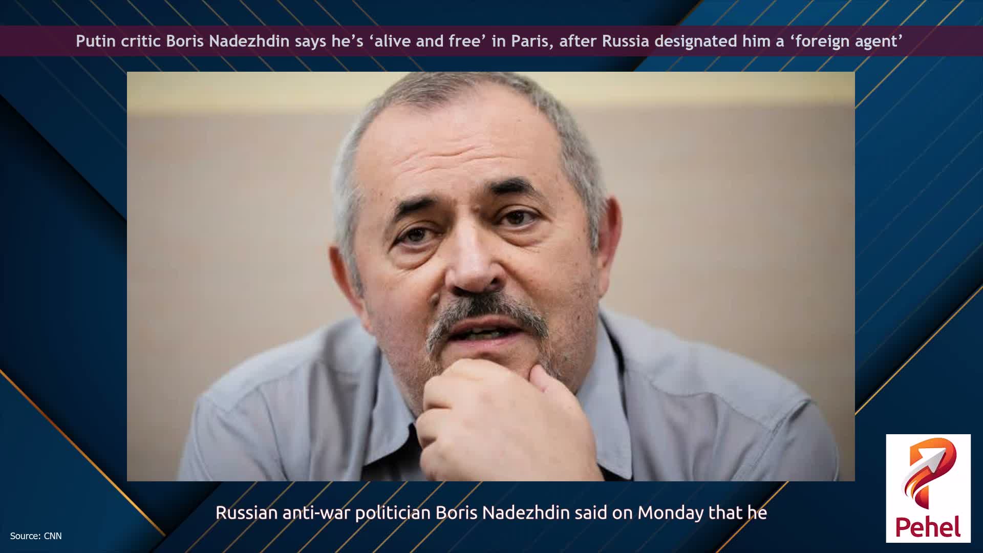 Putin critic Boris Nadezhdin says he’s ‘alive and free’ in Paris, after Russia designated him a ‘foreign agent’