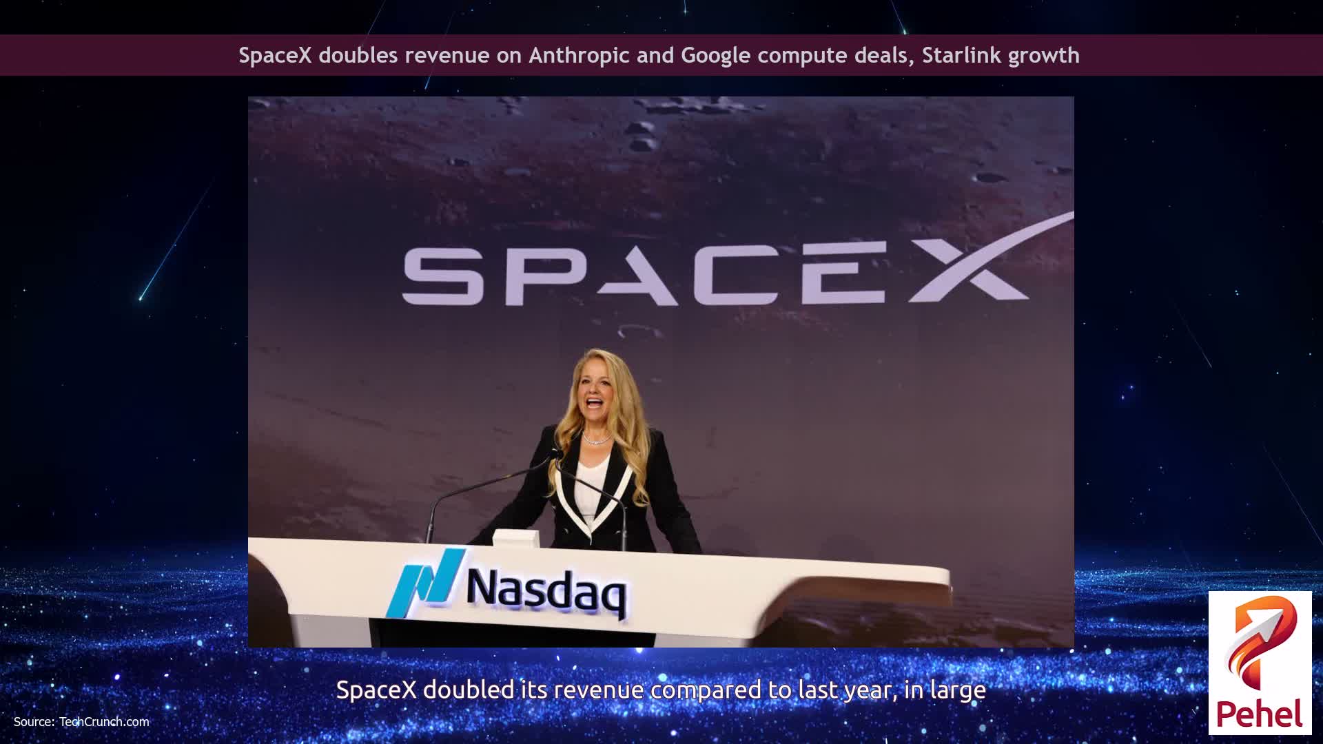 SpaceX doubles revenue on Anthropic and Google compute deals, Starlink growth