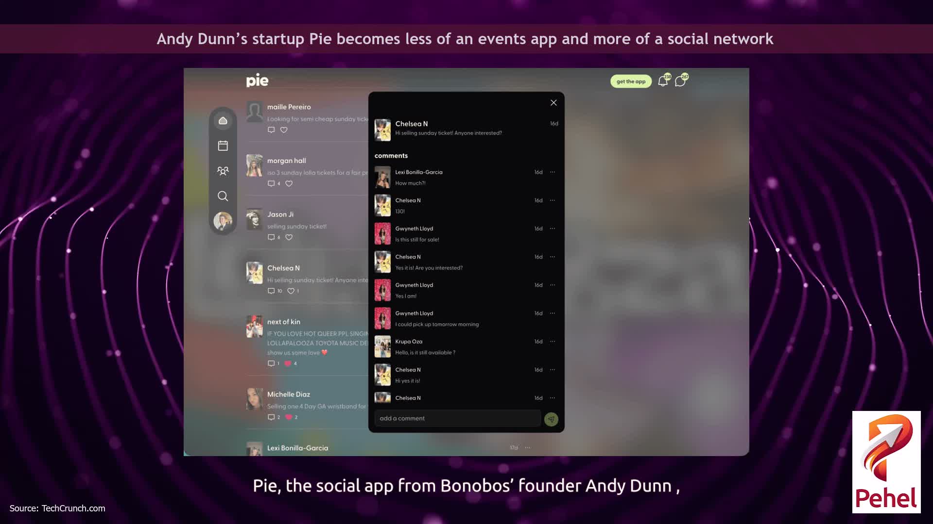 Andy Dunn’s startup Pie becomes less of an events app and more of a social network