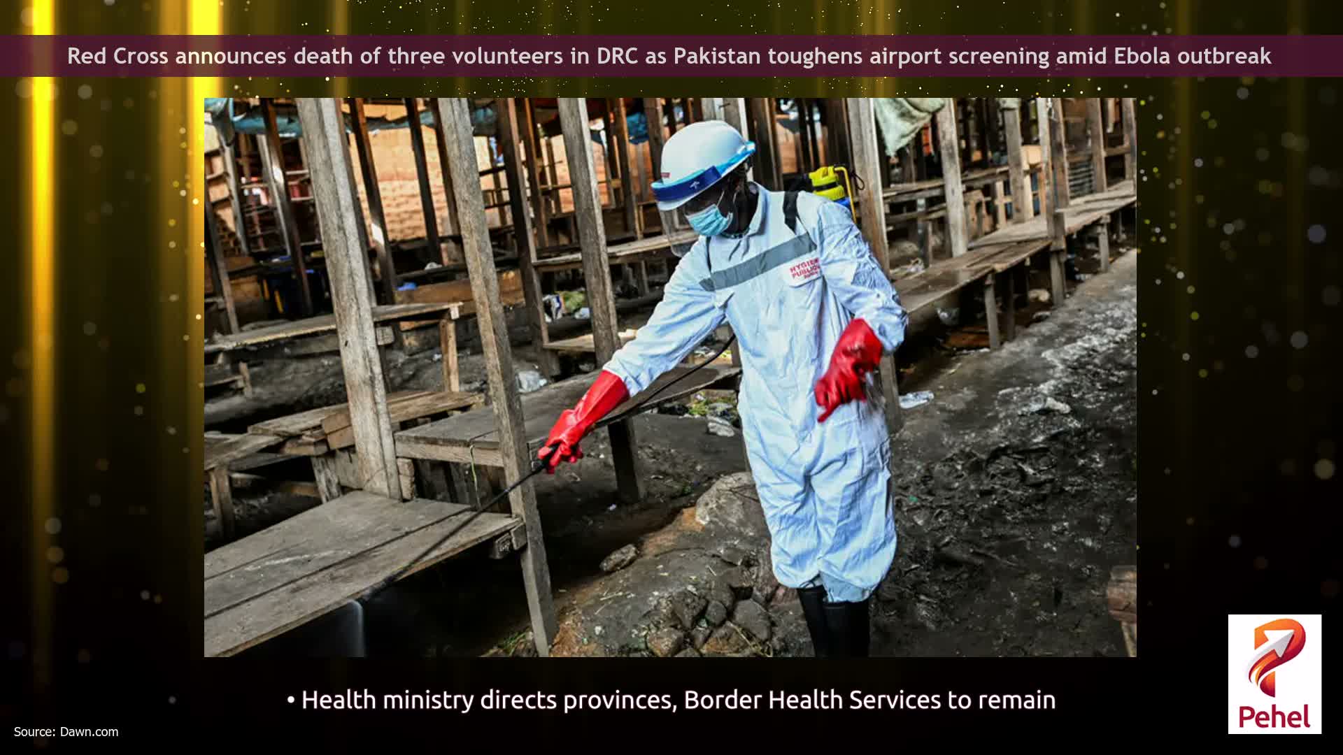 Red Cross announces death of three volunteers in DRC as Pakistan toughens airport screening amid Ebola outbreak