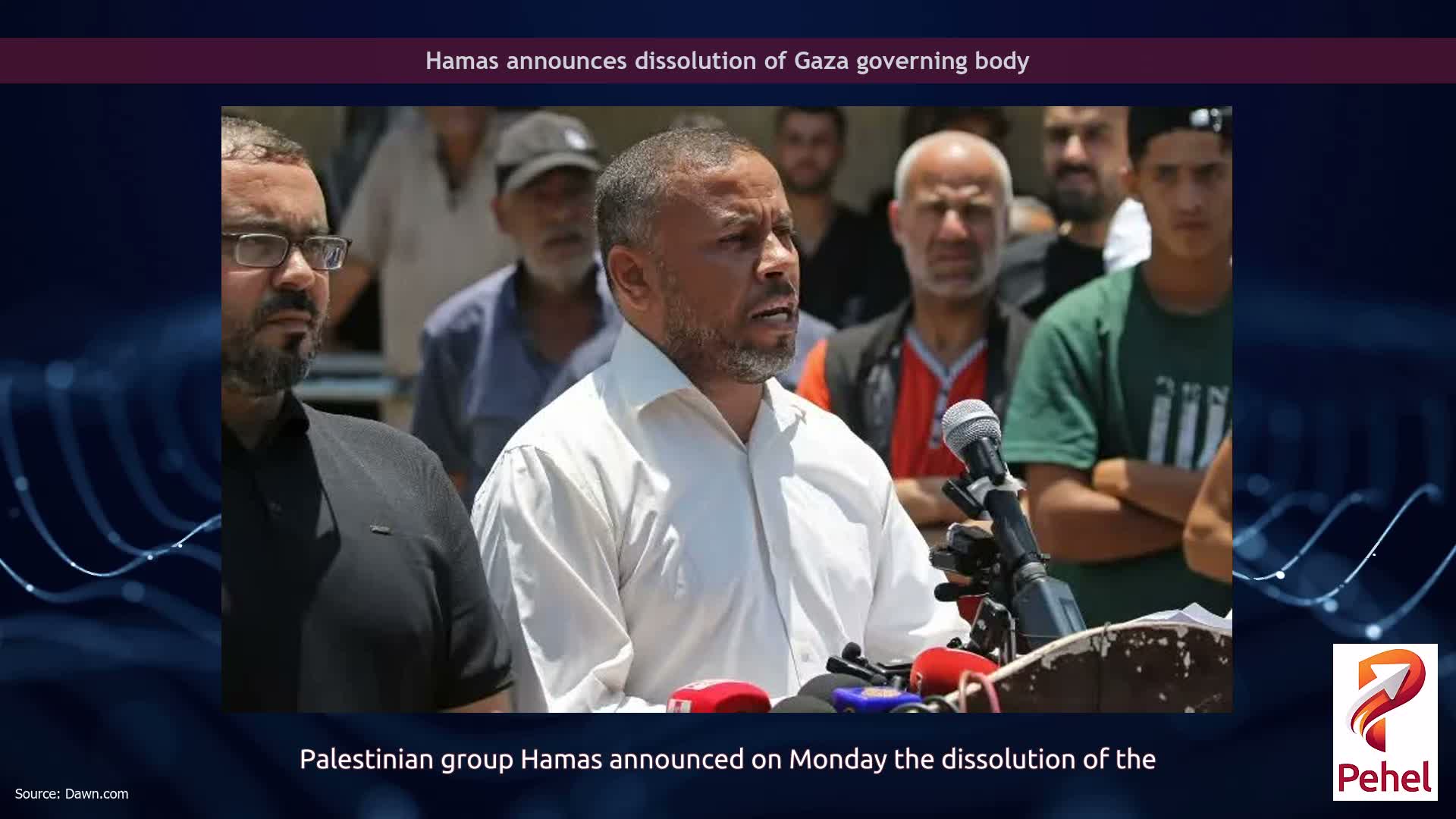 Hamas announces dissolution of Gaza governing body