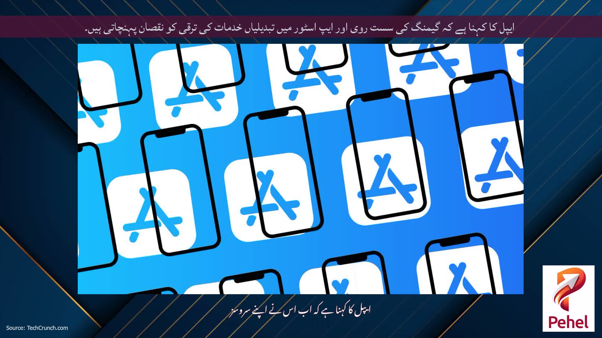 ایپل کا کہنا ہے کہ گیمنگ کی سست روی اور ایپ اسٹور میں تبدیلیاں خدمات کی ترقی کو نقصان پہنچاتی ہیں۔