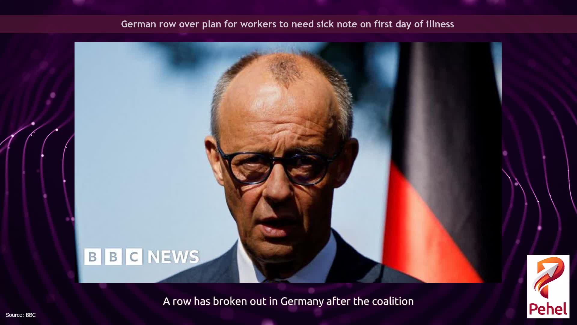 German row over plan for workers to need sick note on first day of illness