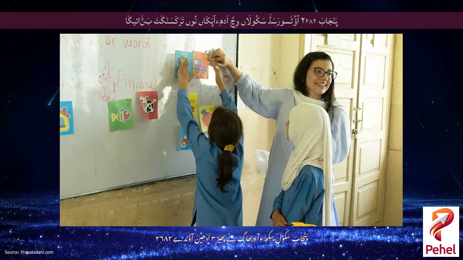 پَن٘جَابَ ۲۶۸۲ آؤُٹَسورَسَڈَ سَکُولَاں وِچَّ اَدھِءآپَکَاں نُوں تَرَکَسَن٘گَتَ بَݨَائیگَا