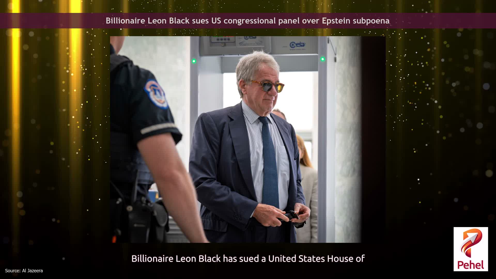 Billionaire Leon Black sues US congressional panel over Epstein subpoena