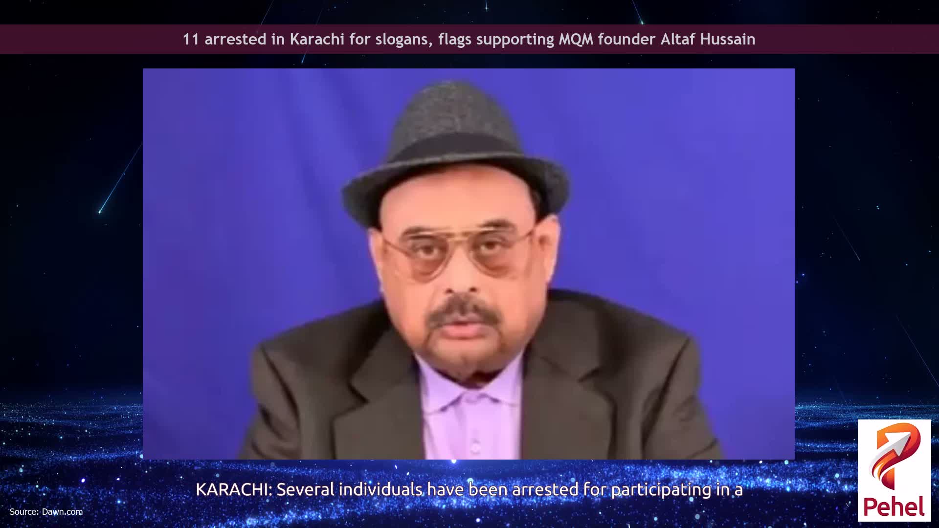 11 arrested in Karachi for slogans, flags supporting MQM founder Altaf Hussain