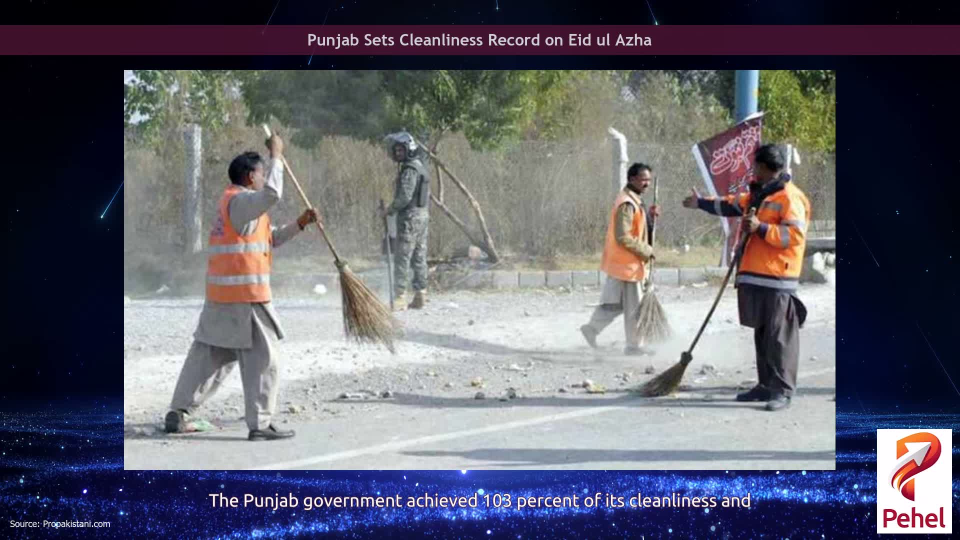 Punjab Sets Cleanliness Record on Eid ul Azha