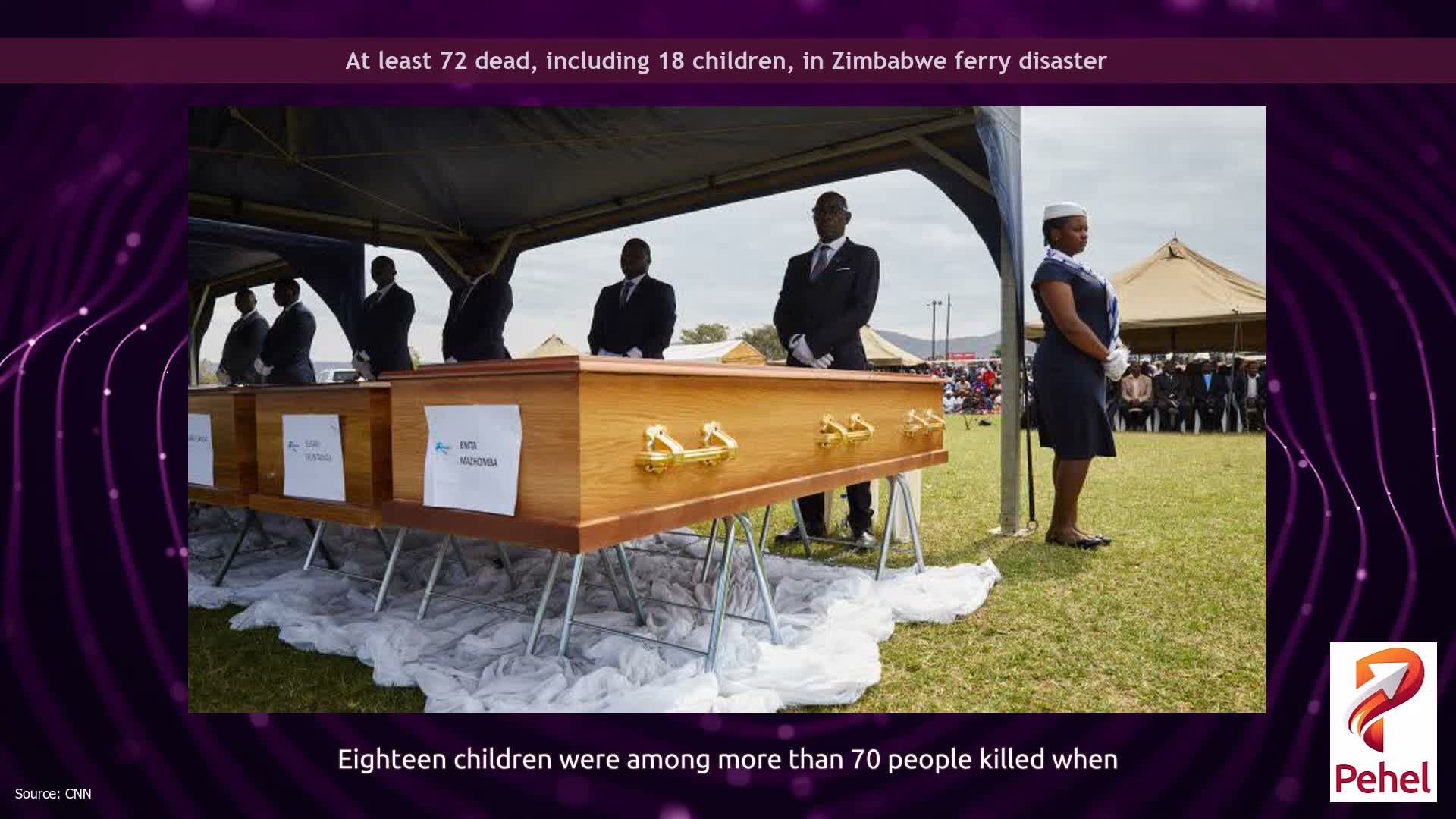 At least 72 dead, including 18 children, in Zimbabwe ferry disaster