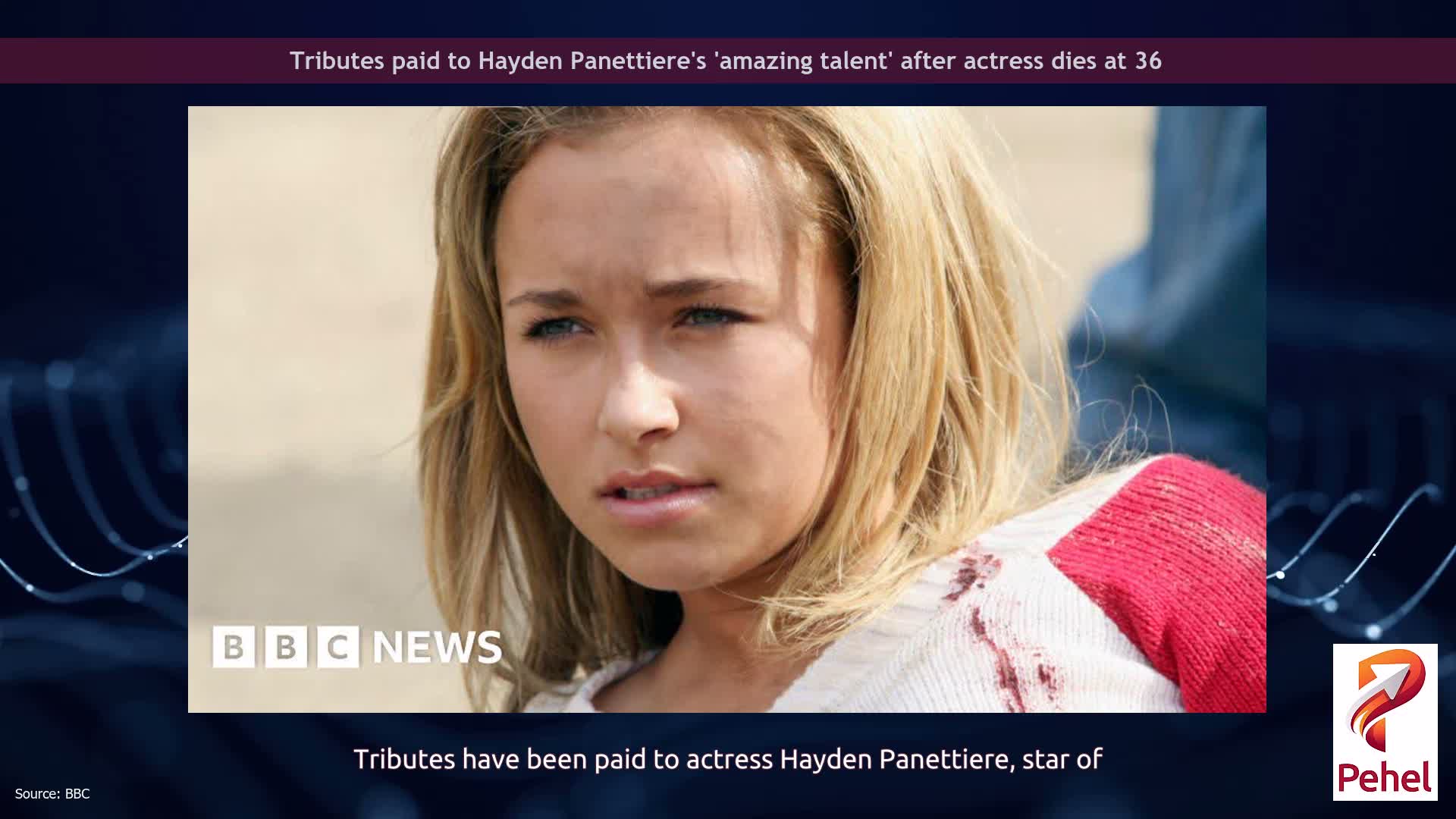 Tributes paid to Hayden Panettiere's 'amazing talent' after actress dies at 36