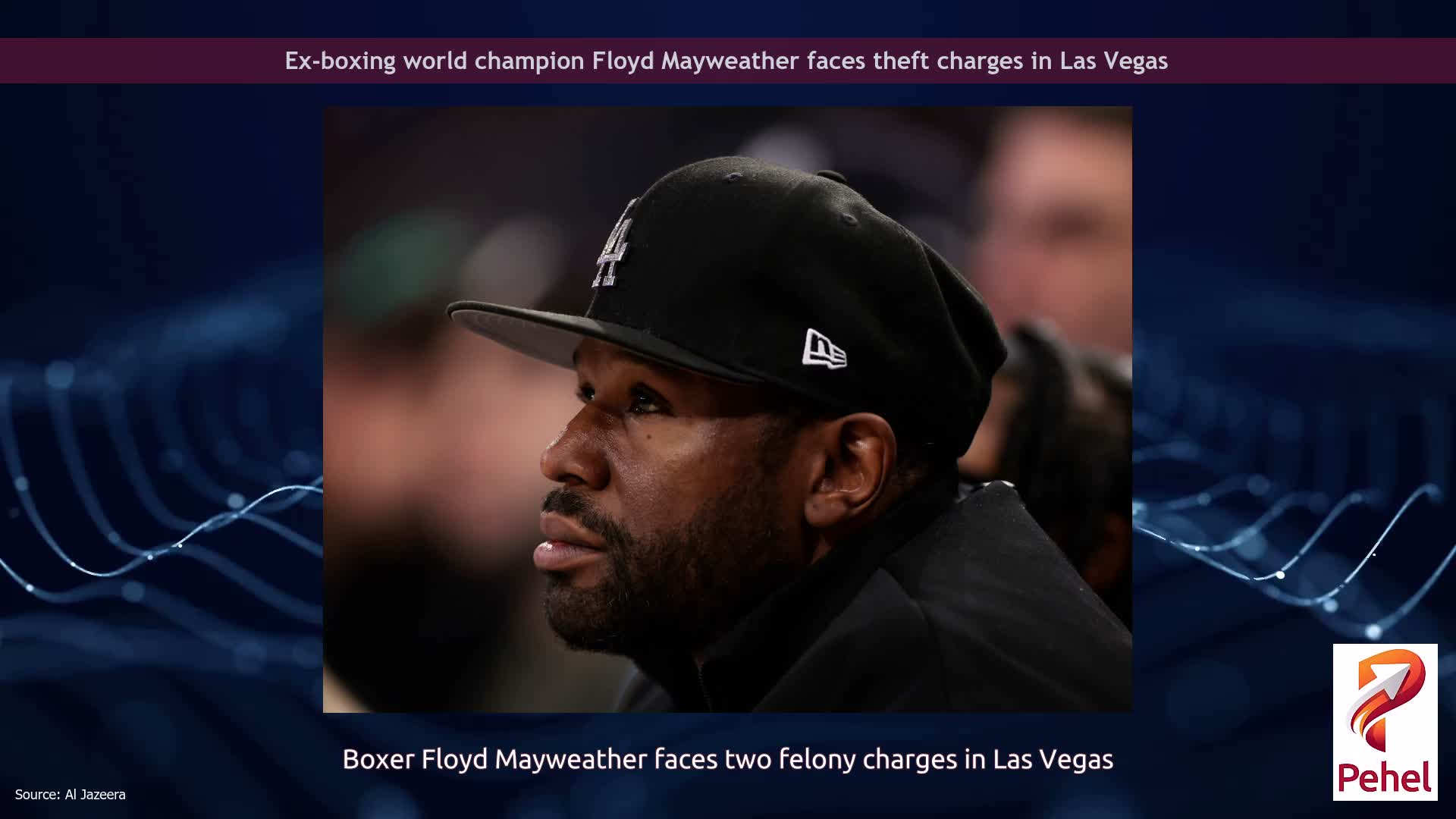 Ex-boxing world champion Floyd Mayweather faces theft charges in Las Vegas