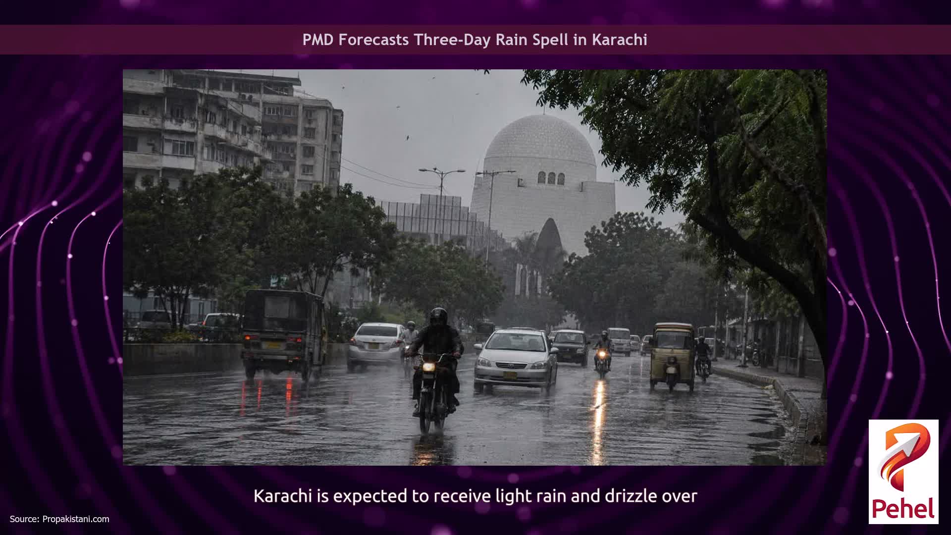 PMD Forecasts Three-Day Rain Spell in Karachi