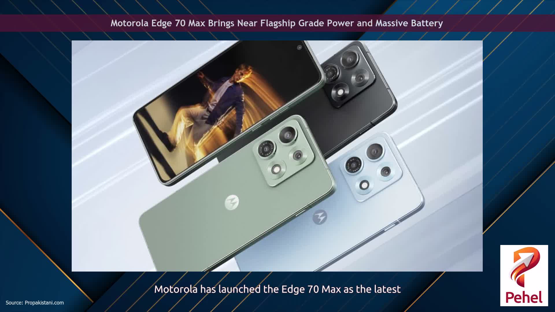 Motorola Edge 70 Max Brings Near Flagship Grade Power and Massive Battery
