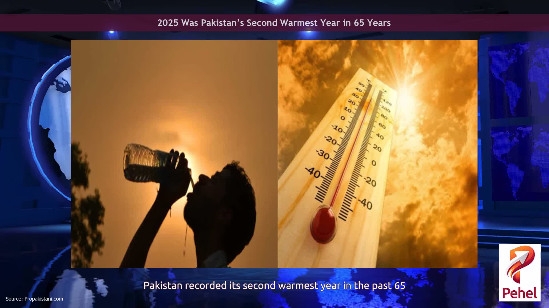 2025 Was Pakistan’s Second Warmest Year in 65 Years