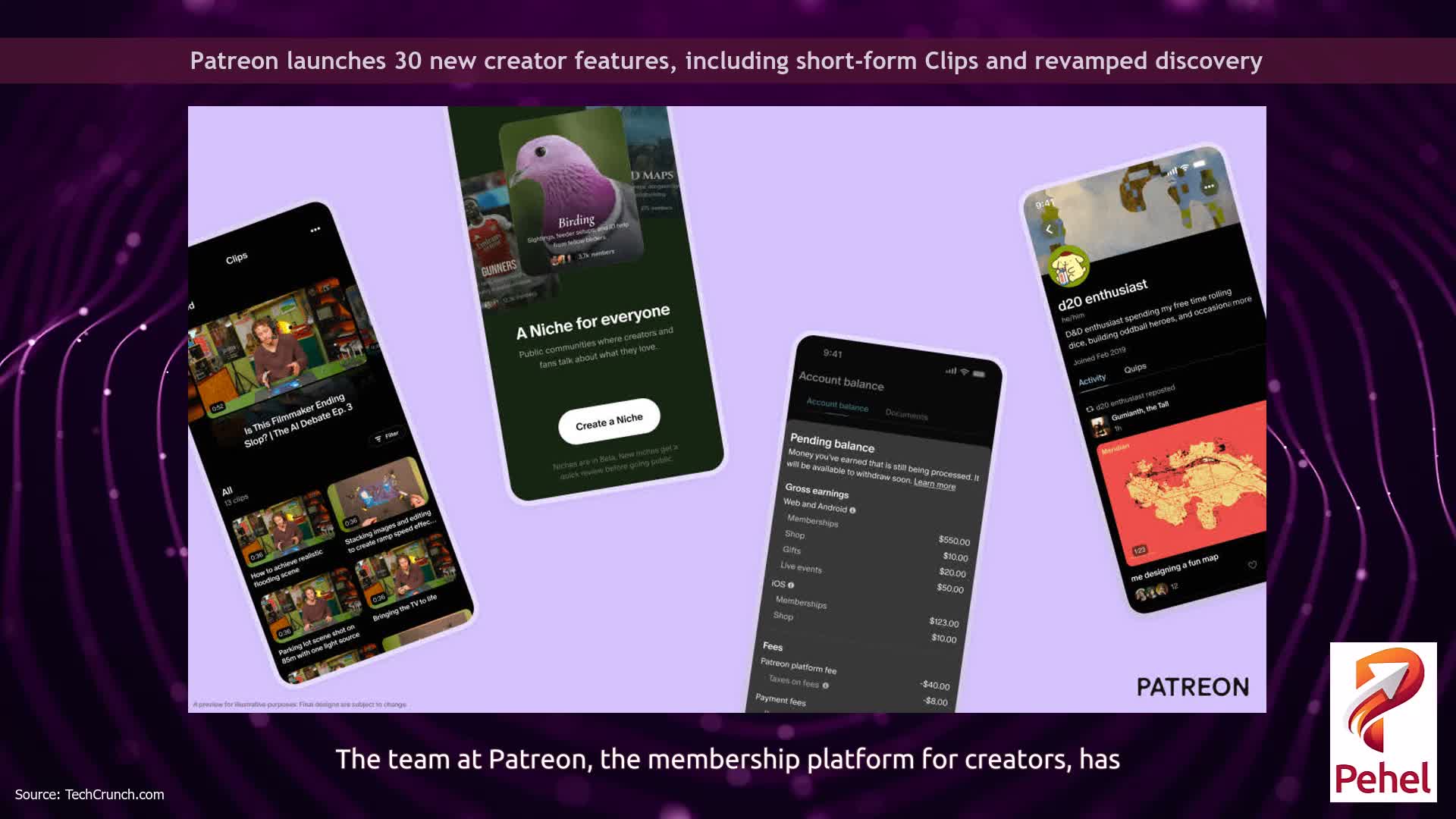 Patreon launches 30 new creator features, including short-form Clips and revamped discovery