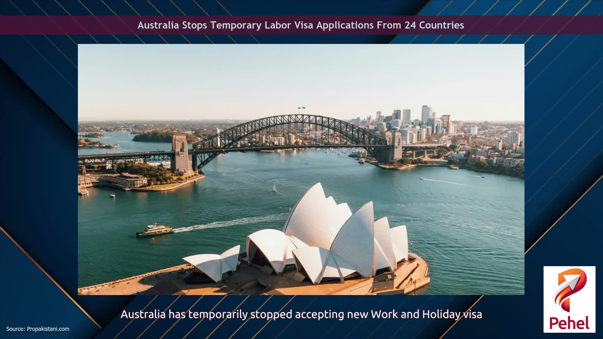 Australia Stops Temporary Labor Visa Applications From 24 Countries