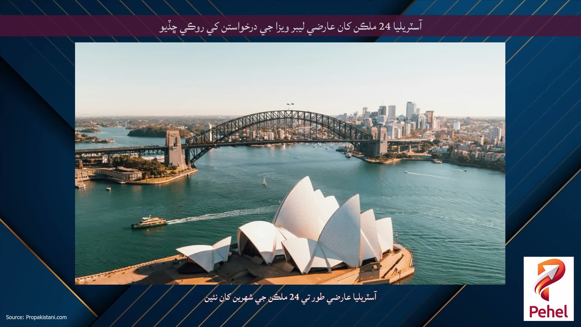 آسٽريليا 24 ملڪن کان عارضي ليبر ويزا جي درخواستن کي روڪي ڇڏيو