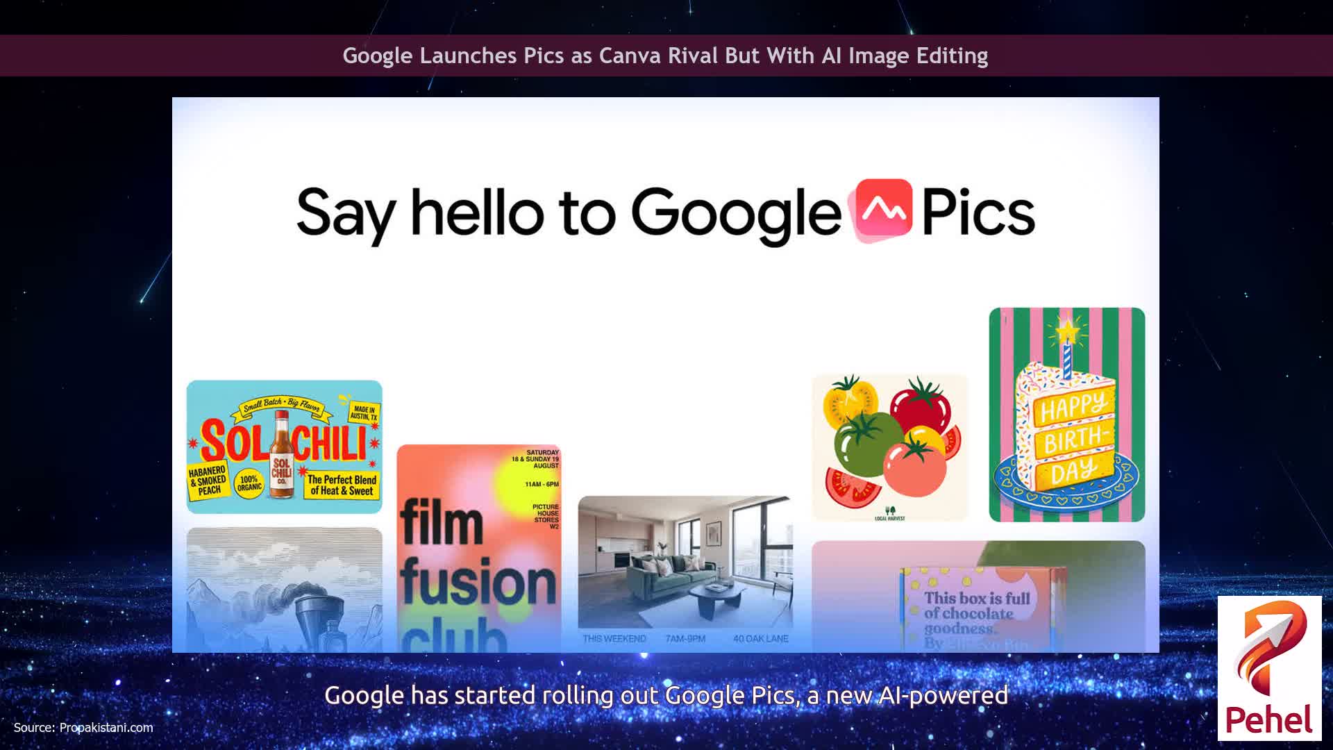 Google Launches Pics as Canva Rival But With AI Image Editing
