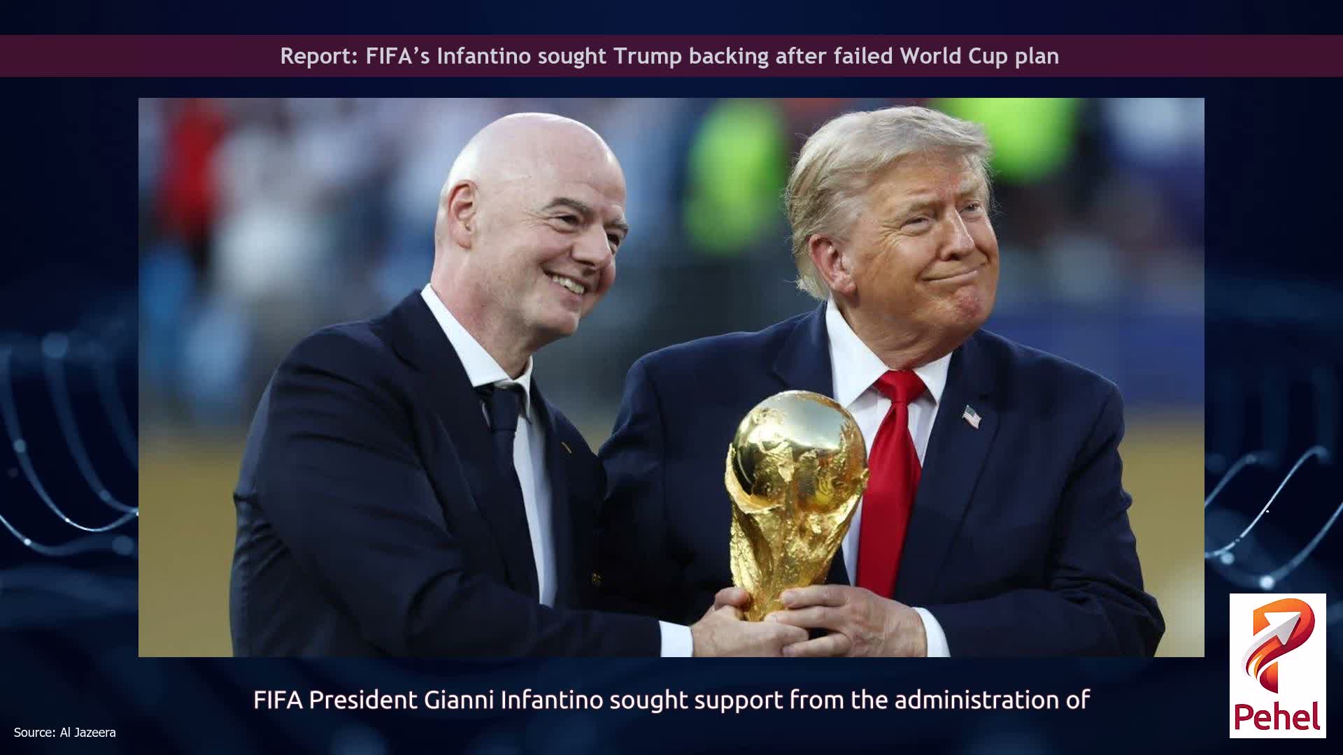 Report: FIFA’s Infantino sought Trump backing after failed World Cup plan