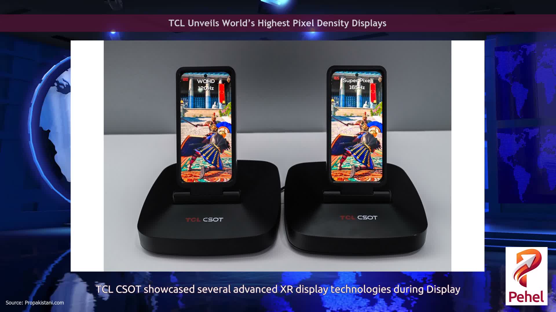 TCL Unveils World’s Highest Pixel Density Displays