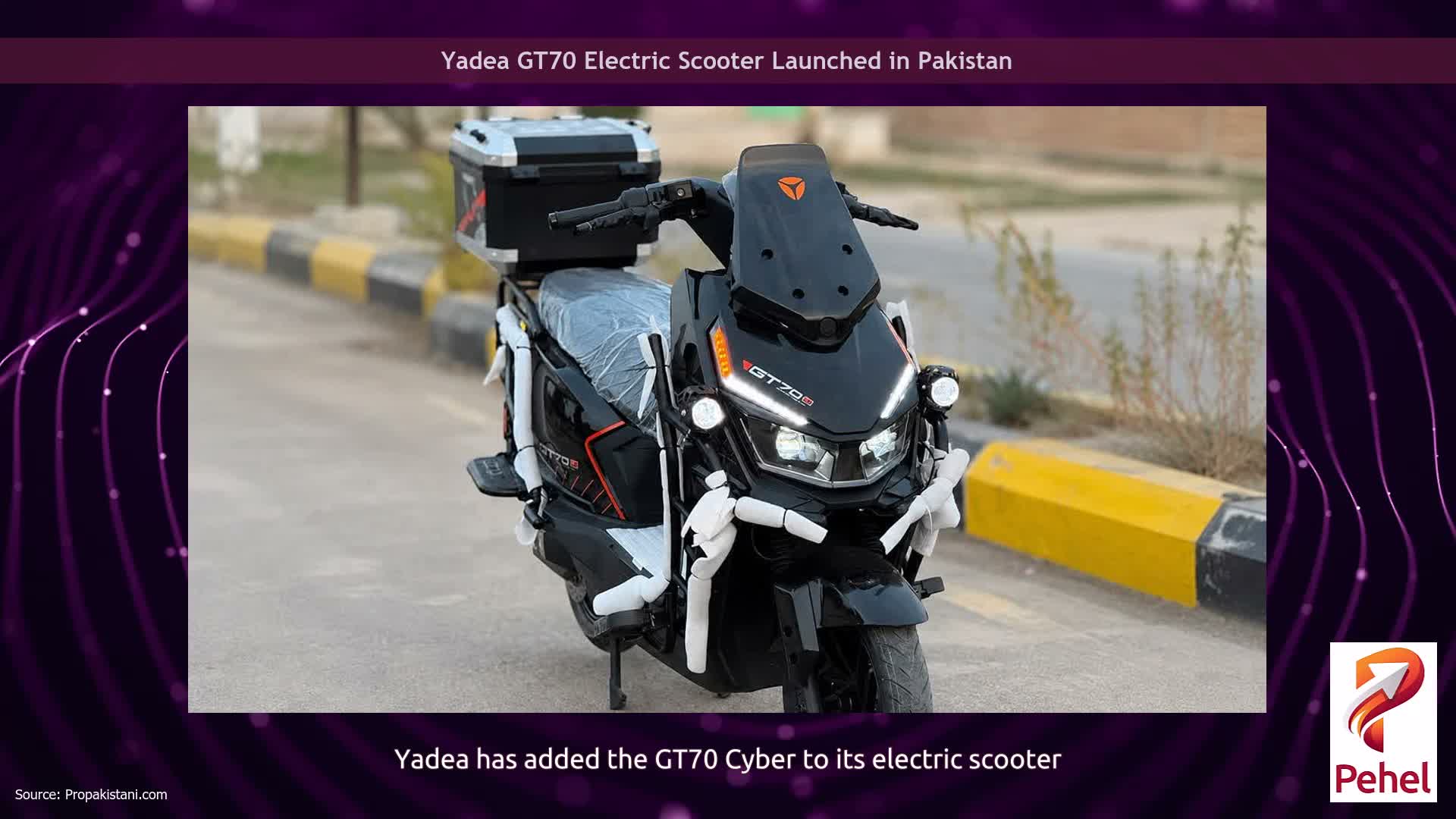 Yadea GT70 Electric Scooter Launched in Pakistan