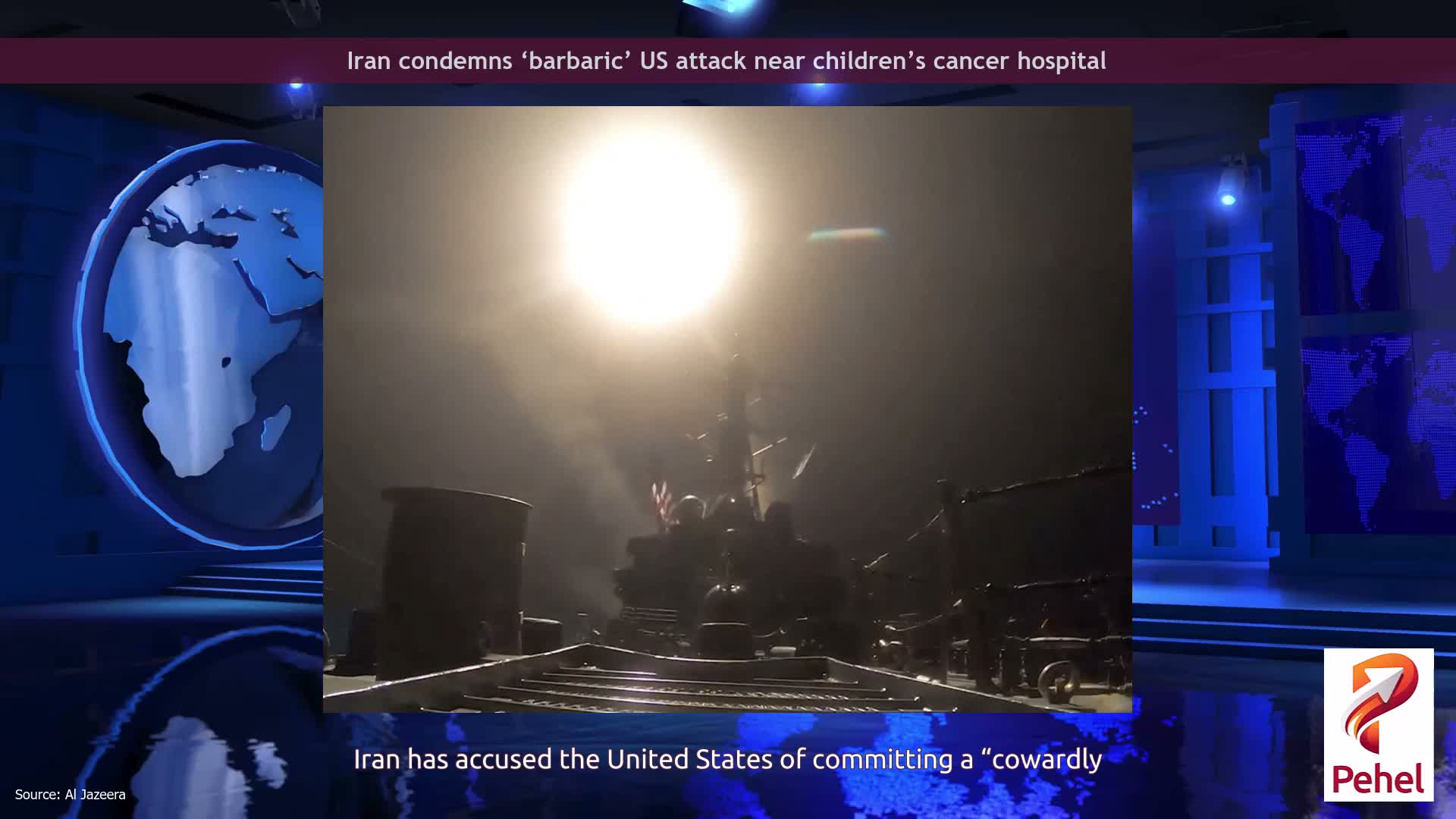 Iran condemns ‘barbaric’ US attack near children’s cancer hospital
