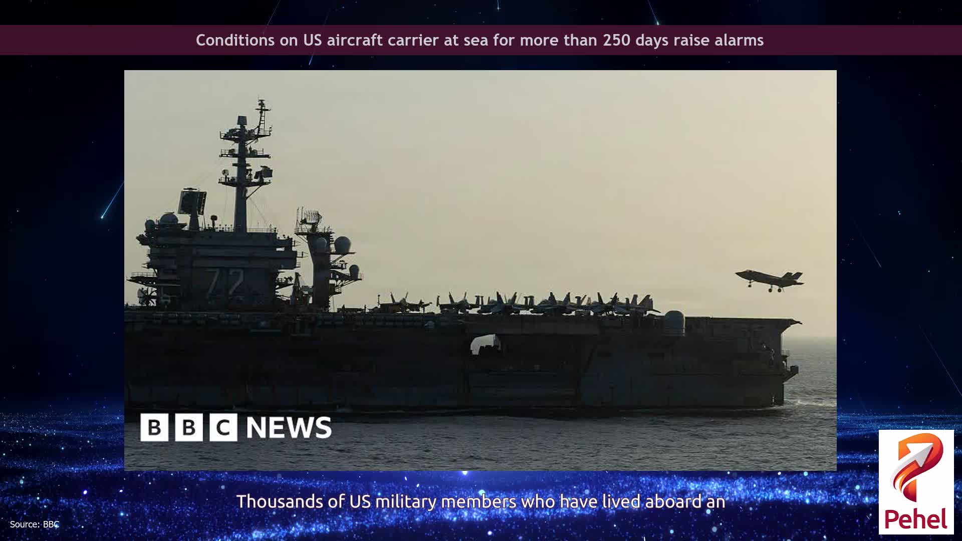 Conditions on US aircraft carrier at sea for more than 250 days raise alarms