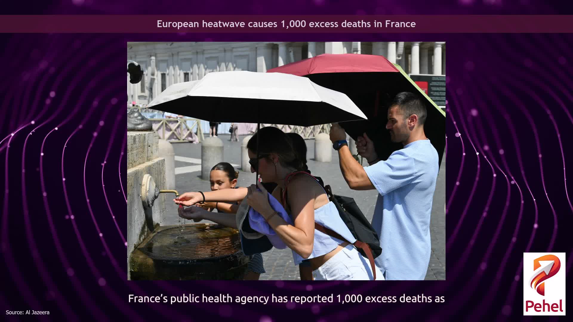 European heatwave causes 1,000 excess deaths in France