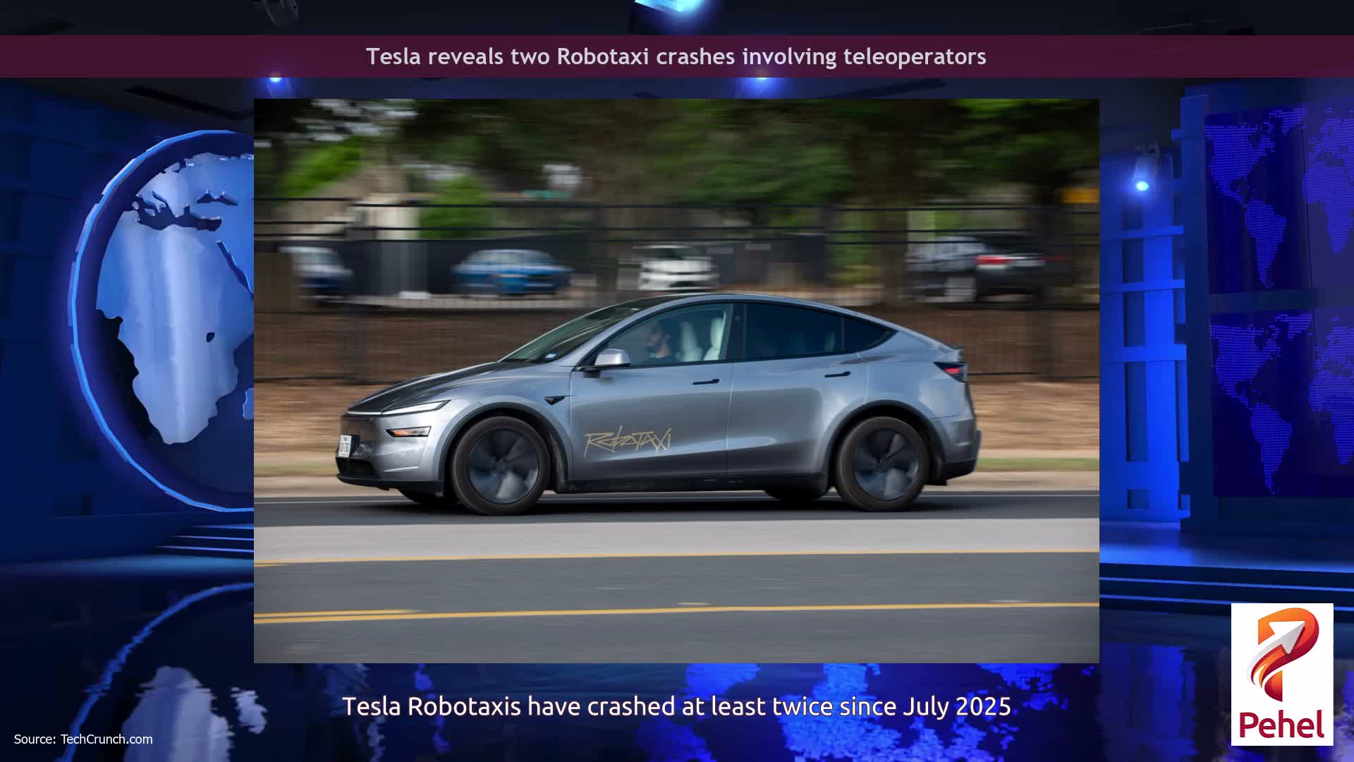 Tesla reveals two Robotaxi crashes involving teleoperators
