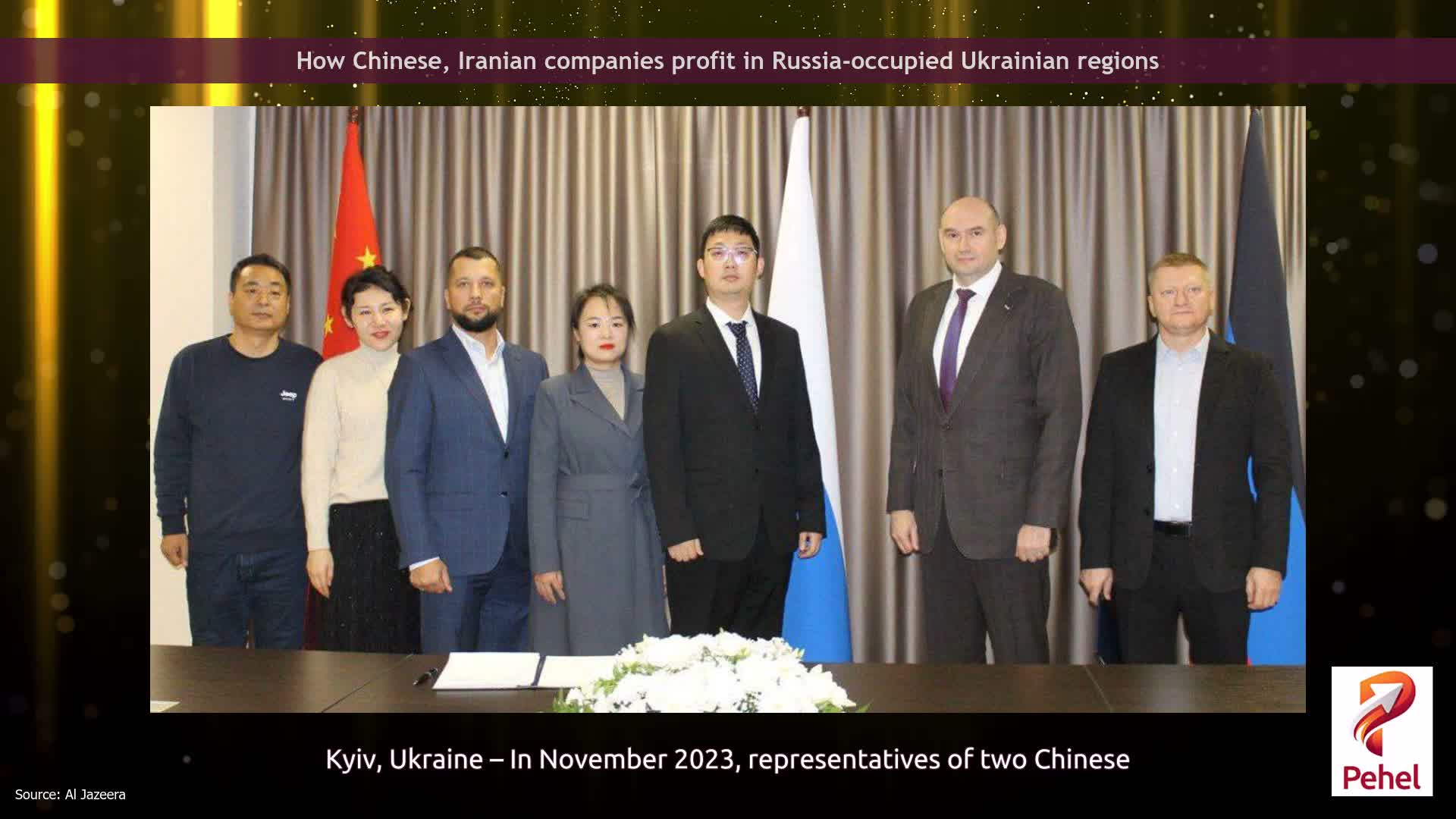 How Chinese, Iranian companies profit in Russia-occupied Ukrainian regions