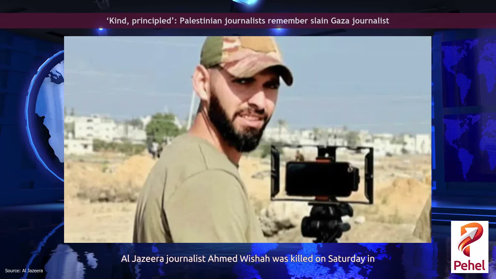 ‘Kind, principled’: Palestinian journalists remember slain Gaza journalist