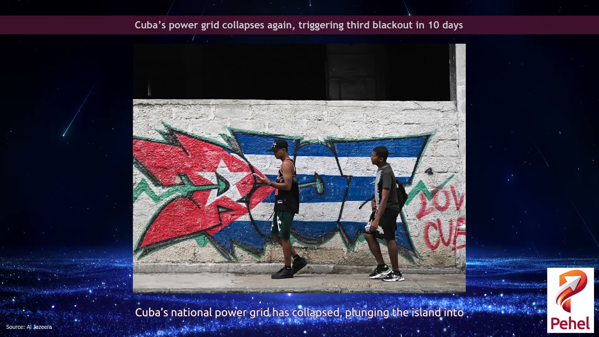 Cuba’s power grid collapses again, triggering third blackout in 10 days