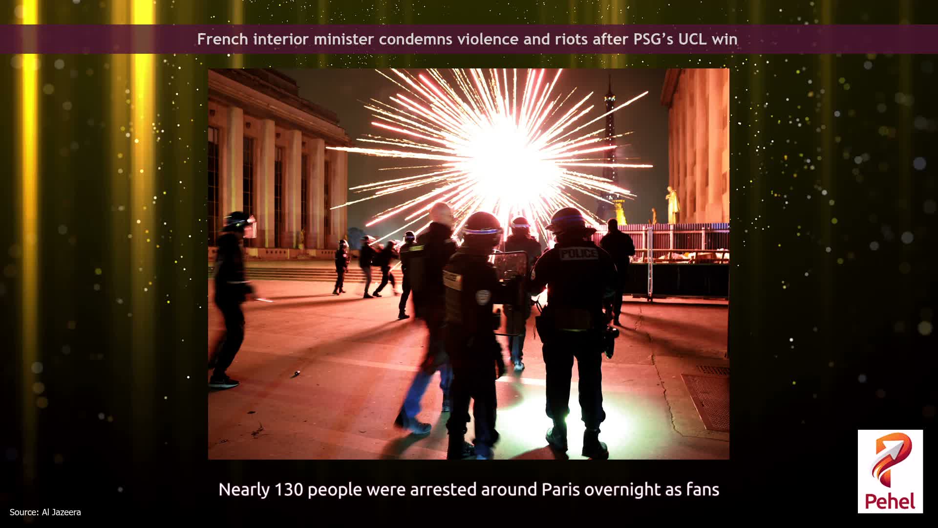 French interior minister condemns violence and riots after PSG’s UCL win