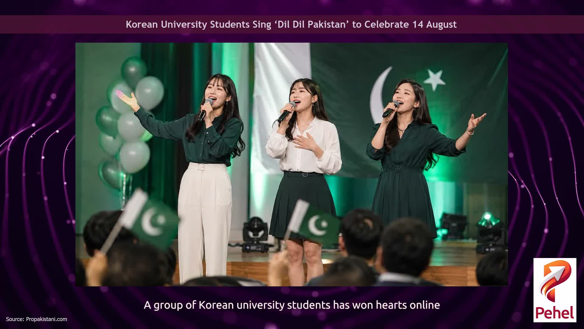 Korean University Students Sing ‘Dil Dil Pakistan’ to Celebrate 14 August