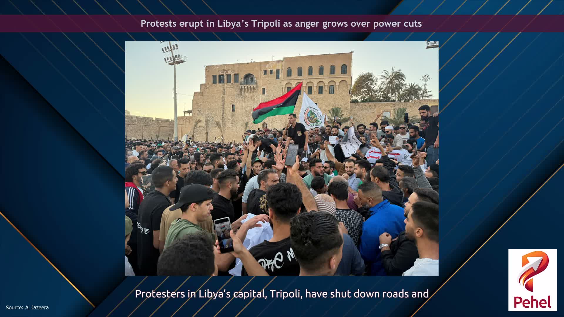 Protests erupt in Libya’s Tripoli as anger grows over power cuts