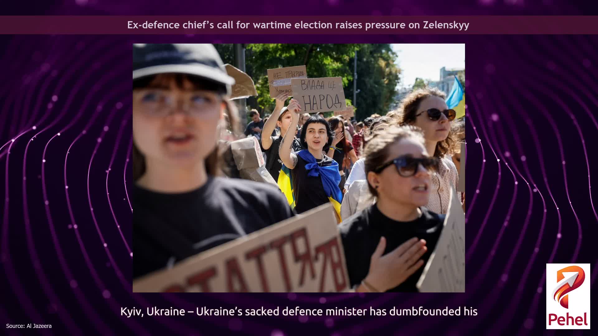 Ex-defence chief’s call for wartime election raises pressure on Zelenskyy
