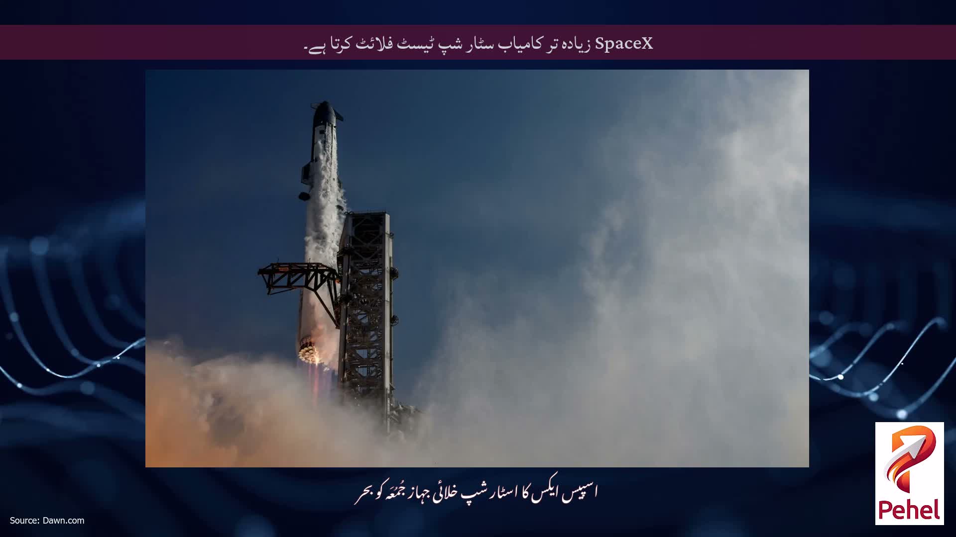 SpaceX زیادہ تر کامیاب سٹار شپ ٹیسٹ فلائٹ کرتا ہے۔
