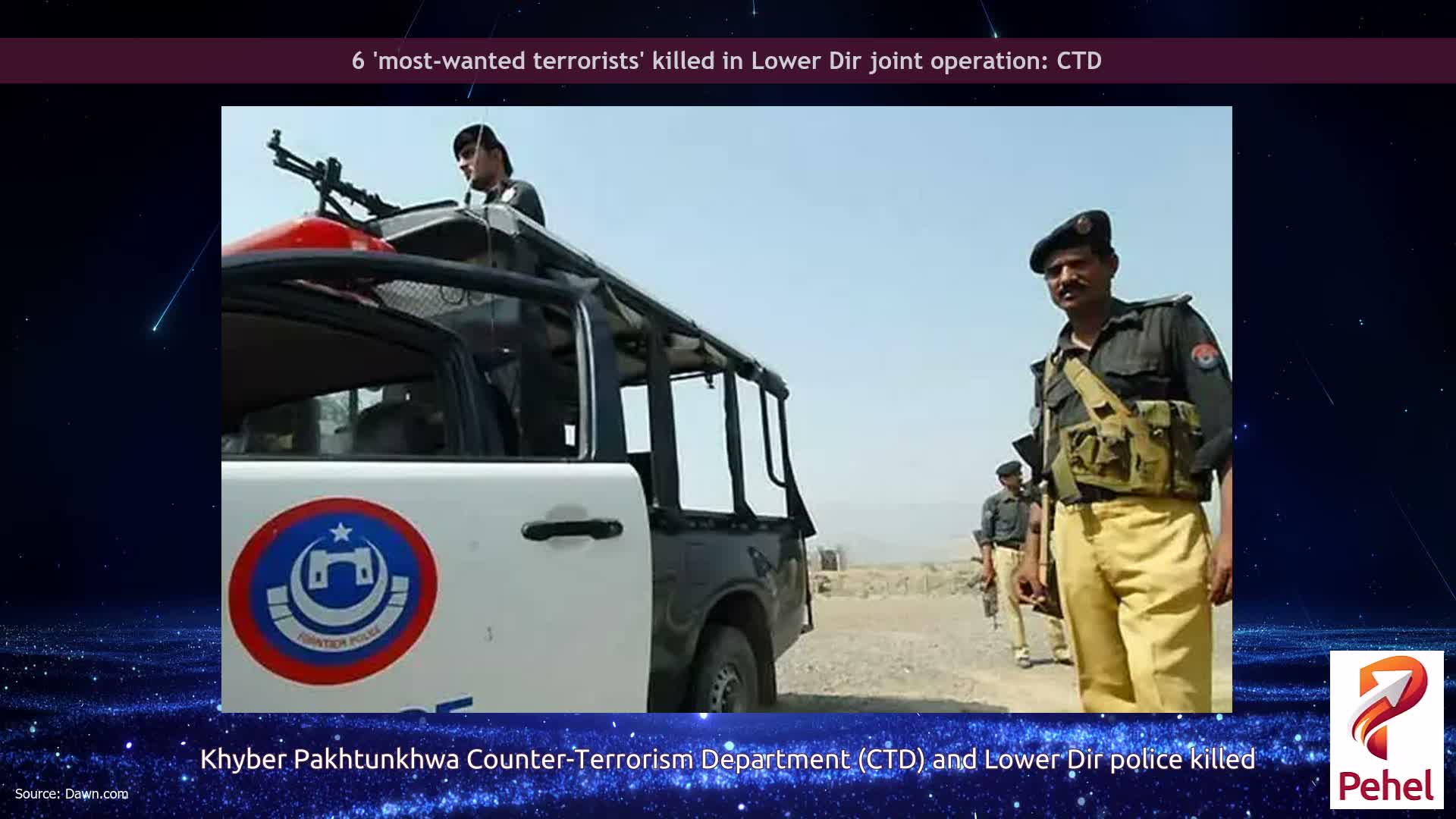6 'most-wanted terrorists' killed in Lower Dir joint operation: CTD