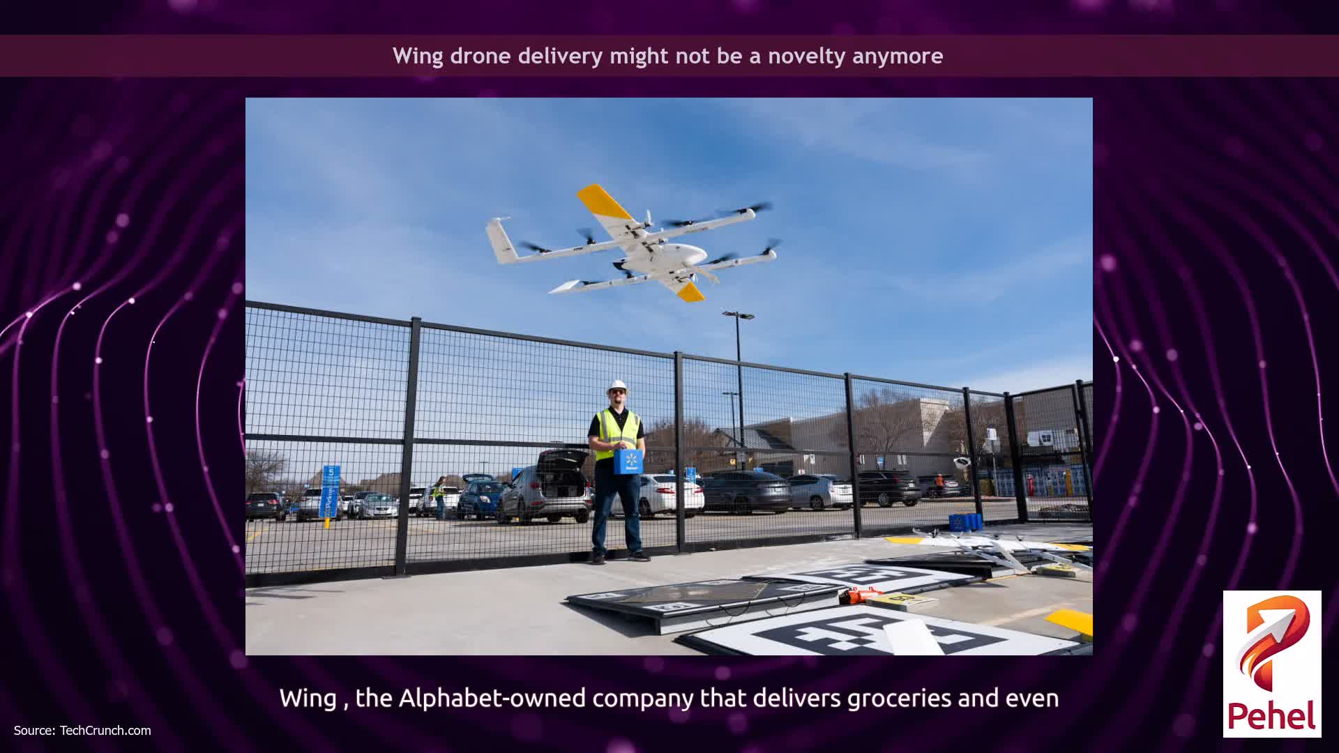 Wing drone delivery might not be a novelty anymore