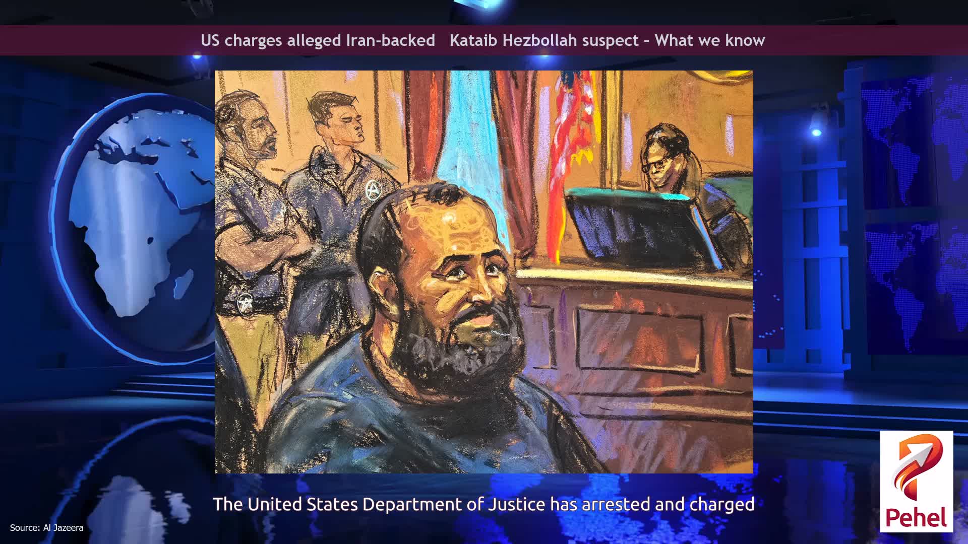 US charges alleged Iran-backed ⁠Kataib Hezbollah suspect – What we know