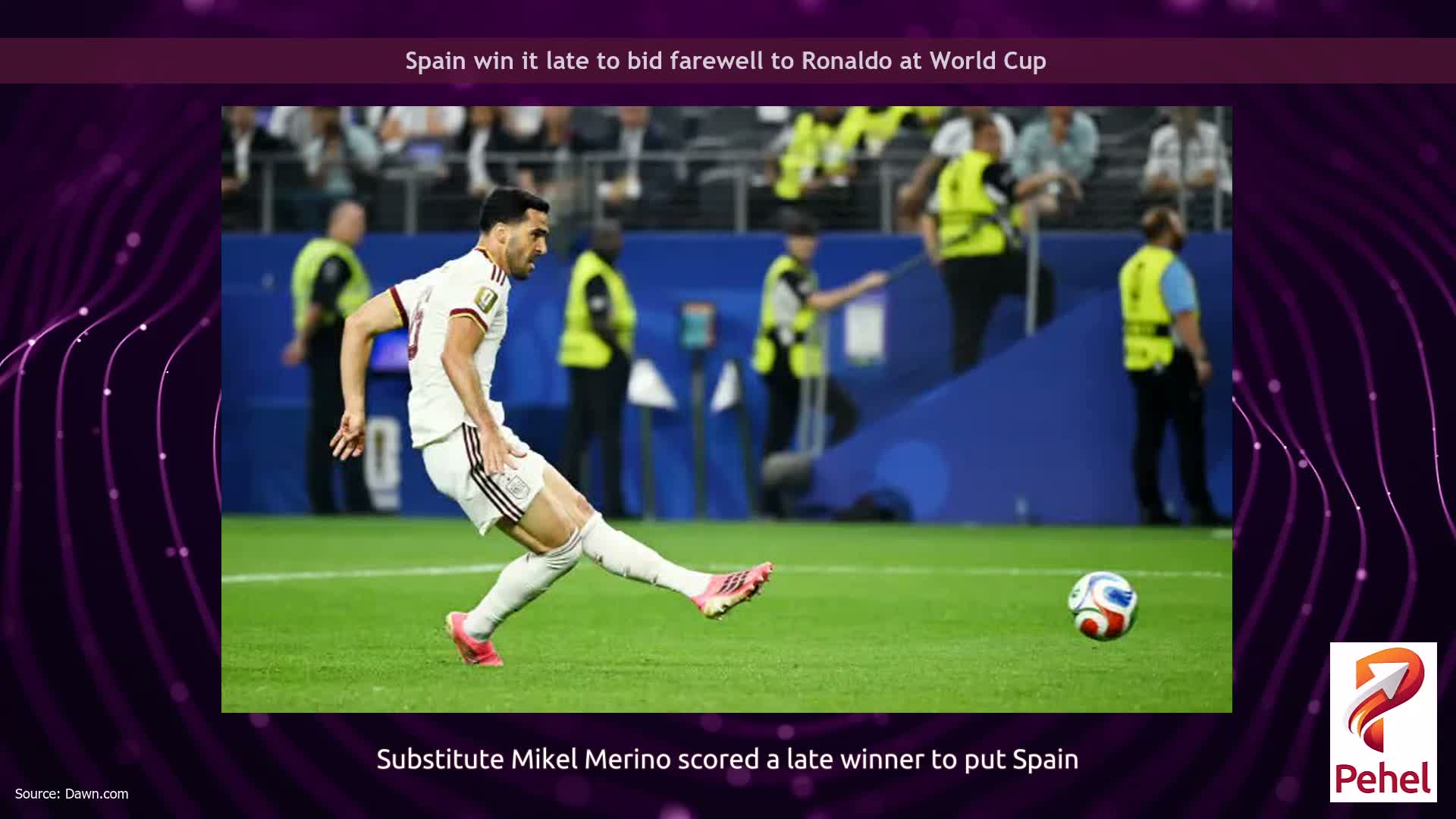 Spain win it late to bid farewell to Ronaldo at World Cup