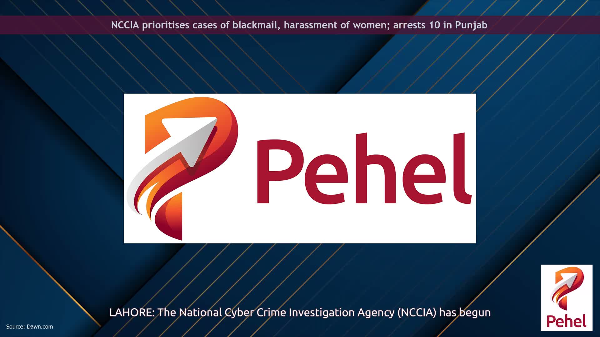 NCCIA prioritises cases of blackmail, harassment of women; arrests 10 in Punjab