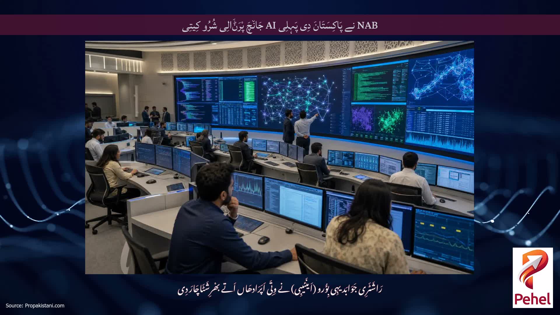NAB نے پَاکِسَتَانَ دِی پَہِلِی AI جَان٘چَ پْرَݨَالِی شُرُو کِیتِی