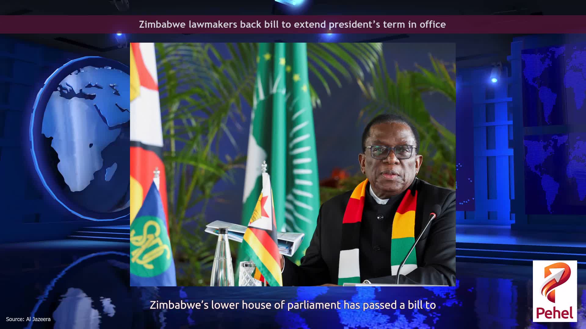 Zimbabwe lawmakers back bill to extend president’s term in office