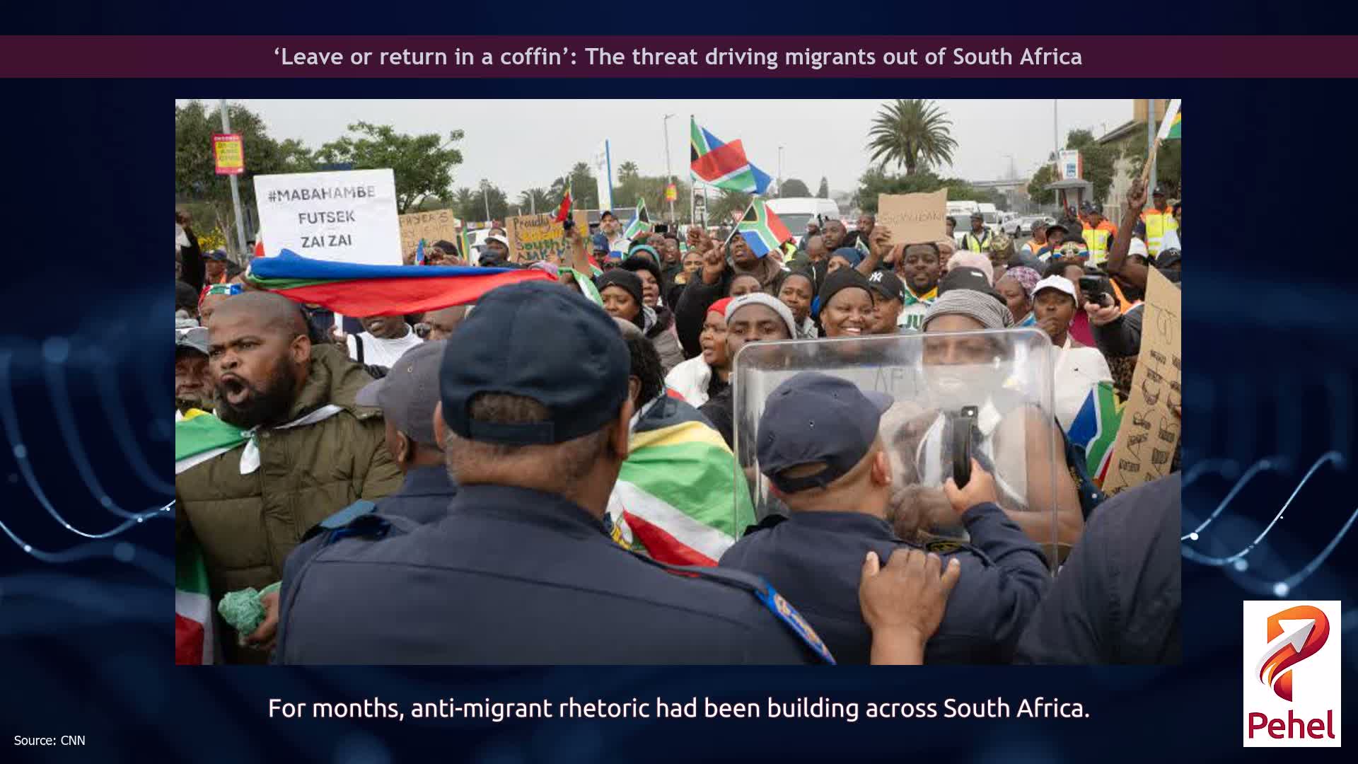 ‘Leave or return in a coffin’: The threat driving migrants out of South Africa